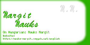 margit mauks business card